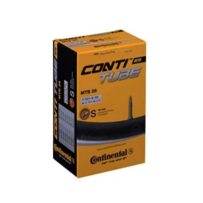 Image of Continental MTB Wide Cycling Tubes, Black, 65/70 622