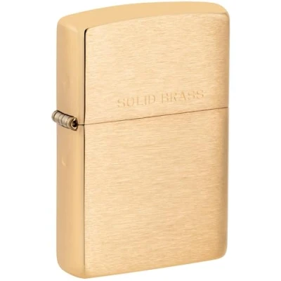 Image of Zippo Windproof LighterMetal Long Lasting LighterBest with Lighter FluidRefillable Perfect for Cigarettes Cigars CandlesPocket Fire StarterClassic Brushed Solid Brass