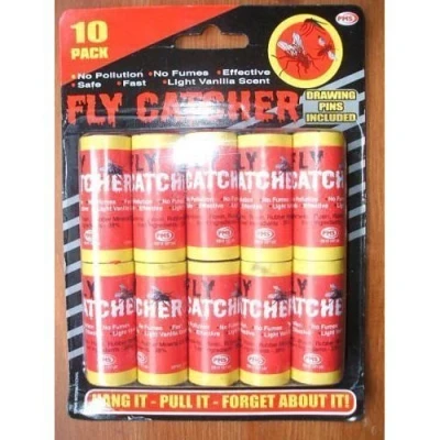 Image of PMS 6PC FLY CATCHER PACK ON BLISTER CARD