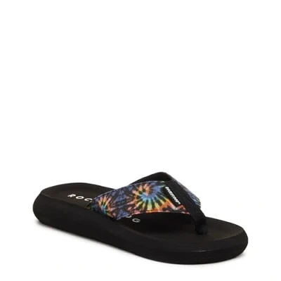 Image of Rocket Dog Women&#039;s Flip Flop, Somerset Black, 7 UK