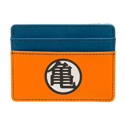 Image of Dragon Ball Z Wallet Card Holder Orang Logo Nue Official Anime