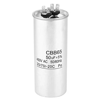 Image of CBB65 450V 50UF Run Capacitor Start Motor Homopolar Electrolytic for Air Conditioning