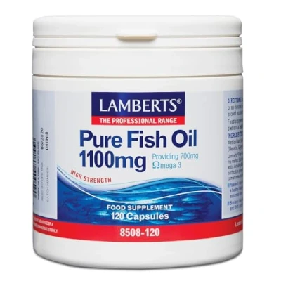 Image of Lamberts Pure Fish Oil 1100mg Lamberts, 120cpsulas
