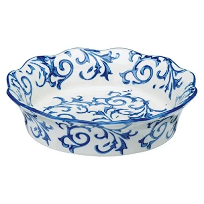 Image of Heritage Set of 4 Individual Pie Dishes Blue, Ceramic, 150x150x35 cm