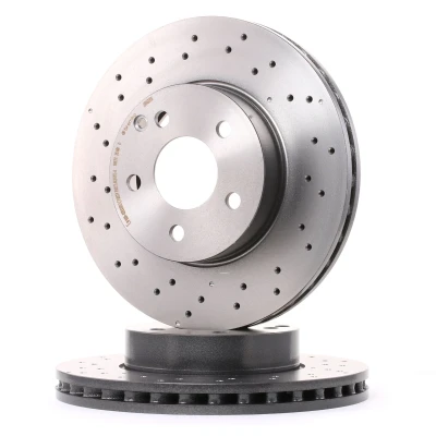 Image of 2044210912, 2044212712, 2044212812, 2044213612, A2044210912 Brake DISC BREMBO COATED LINE 09.A613.51 MERCEDES BENZ: C Class Saloon, Coupe