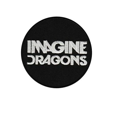 Image of Imagine Dragons Indie Rock Band Patch Badge Embroidered Iron on Applique Souvenir Accessory
