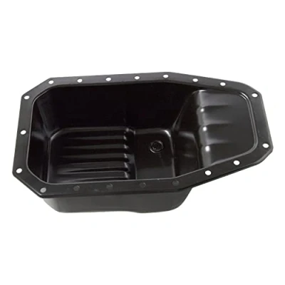 Image of 0042550973, 0099479940, 099479940, 5001847881, 99479940 oil Sump FEBI BILSTEIN 102030 with an drain plug seal ring Sheet Steel