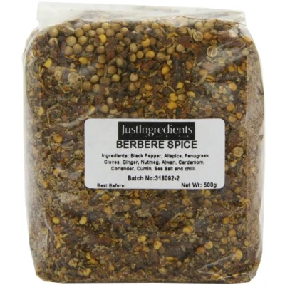 Image of JustIngredients Essentials Berbere Spice Blend 500 g Pack of 2