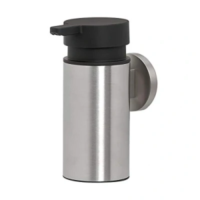 Image of Tiger Noon Soap Dispenser Medium, Stainless Steel Brushed, 5.5 x 12.9 10.1 cm