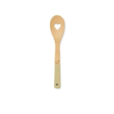 Image of Cooksmart British Designed Bamboo Wooden Spoon Cooking Spoons Made from Lovely for Everyday Highland Sheep