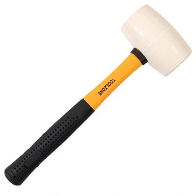 Image of White 16oz Rubber Mallet Non Marking Head