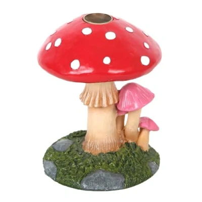 Image of Enchanting Mushroom Backflow Incense Burner for Mystical Home Fragrance Something Different Wholesale