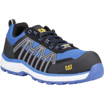 Image of Caterpillar Charge S3 Safety Trainers Mens Blue Size UK 9