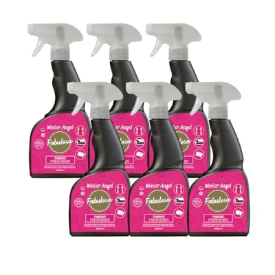 Image of Fabulosa Multi Purpose Room and Fabric Antibacterial Disinfectant Sanitising Cleaning Spray, 350ml, 6 Pack, Winter Angel