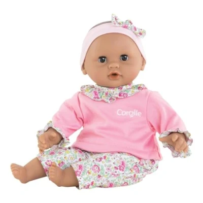 Image of Corolle Calin Maria Soft Body Doll with Sleeping Eyes, Removable Headband, Vanilla Fragrance, 30 cm, Keeps Thumb in Mouth, from 18 Months