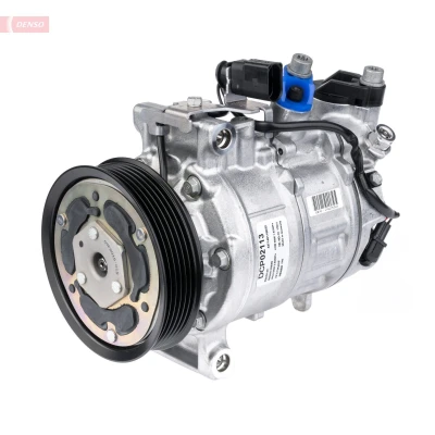 Image of 4M0816803L AC Compressor DENSO DCP02113 6SAS14C 12V ND 12 R1234yf, R134a with magnetic clutch AUDI: A7 Sportback, A6 C7 Saloon, Avant