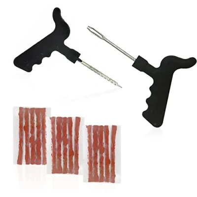 Image of ZWZNBL 1 Set of Tire Repair Tool, Tubeless Car Tyre Kit, Truck Breakdown Hand Tool Puncture Core Kit.