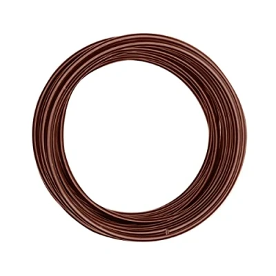 Image of Vaessen Creative Aluminium wire 4mm 10m chocolate,