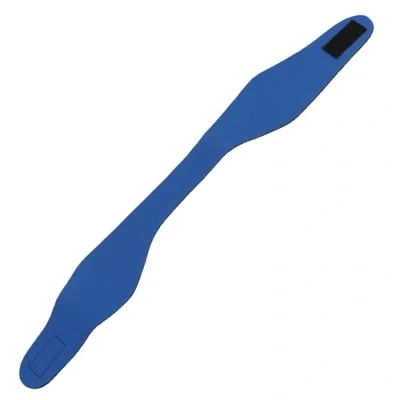Image of Swim Headband, Adult Kids Swimming Ear Headband Comfortable Neoprene Elastic Hairband (L blue)