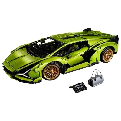 Image of LEGO Technic Lamborghini Sián FKP 37 Race Car Model Building Kit for Adults, Idea Men and Women, Advanced Collectible Set 42115