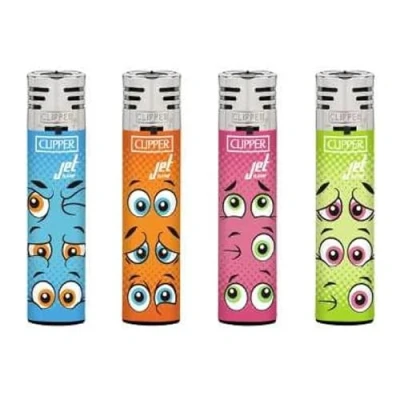 Image of 4 x Clipper Lighters Set, Gas Lighter Refillable (No Fuel)