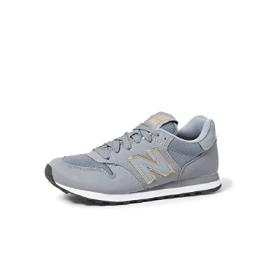 Image of New Balance Women&#039;s 500 Core Sneaker, Grey Gold, 4 UK