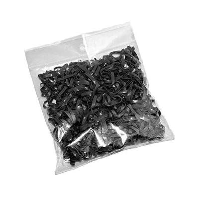 Image of Lincoln Silicone Plaiting Bands Black 1000 per pack