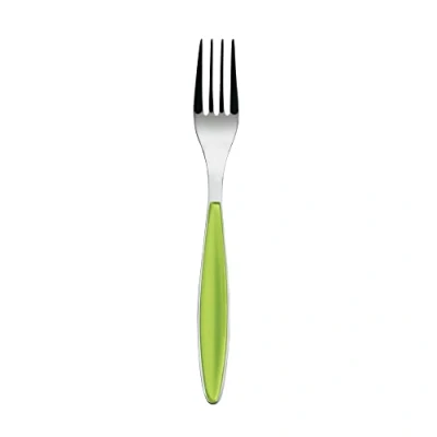 Image of Guzzini Cutlery, ABS,SAN, 304 (18/10), Stainless Steel AISI 420 (Knife), Apple Green, 20.5 cm