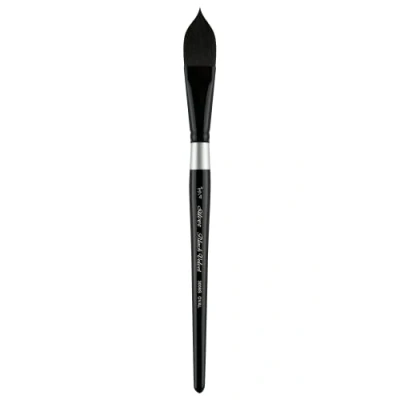 Image of Silver Brush Limited 3009S3/4in Black Velvet Oval Watercolour Paint Brush, Size 3/4 Inch, Short Handle