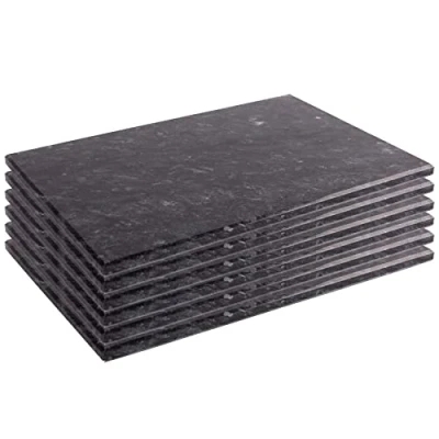 Image of 6x 30cm x 20cm Rectangle Marble Placemats By Argon Tableware