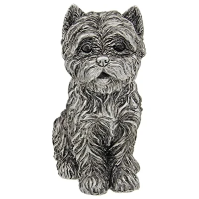 Image of Shudehill Giftware Silver Westie Sitting Large