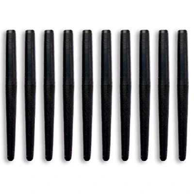 Image of Bank Tackle Anti Tangle Sleeves 35mm Rig Making Carp Fishing Terminal (Black, 20 Pack)