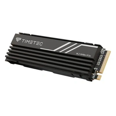Image of Timetec 2TB PCIe 4.0 Heatsink Gaming SSD NVMe Phison E27T Gen4x4 M.2 2280 3D NAND TLC SLC Cache Read/Write Speed Up to 7,400/6,400 MB/s Internal Solid State Drive for PS5, PC Desktop