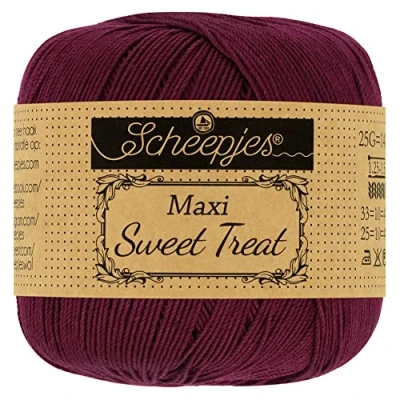 Image of Scheepjes Maxi Sweet Treat 750 Bordeau Yarn 1x25g