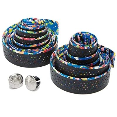 Image of Cinelli 3D Super Caleido Handlebar Tape, Black