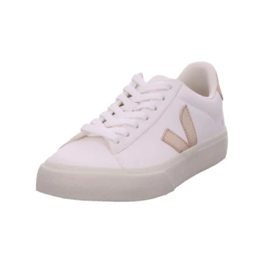 Image of Veja Campo Trainers extrawhite/platine, Women&#039;s, Size: 3, Extra white/platine Leather