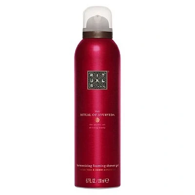 Image of RITUALS Foaming Shower Gel from The Ritual of Ayurveda, 200 ml with Indian Rose &amp; Sweet Almond Oil Soothing Nourishing Properties