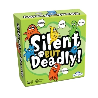 Image of Outset Media Silent But Deadly The Award Winning Card Game Of Windy Fun Think Uno With Farts Family For Ages 8+