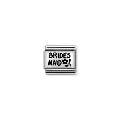 Image of Nomination Silver Bridesmaid Charm
