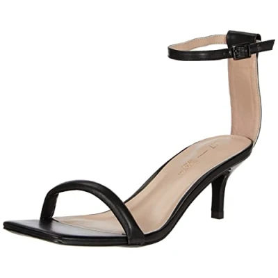 Image of L37 HANDMADE SHOES Women&#039;s Summer Groove Heeled Sandal, Black, 4 UK