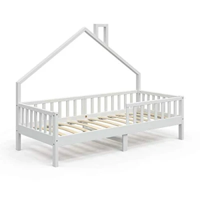 Image of VitaliSpa House bed Noemi, White, 90x200 cm