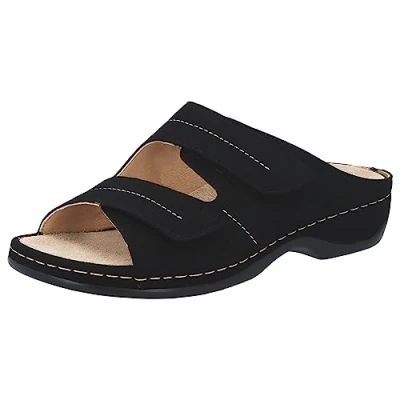 Image of Berkemann Women&#039;s Melbourne Fedora washable 1080 Clogs &amp; Mules black EU 41.5