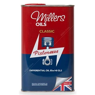 Image of Millers Oil Pistoneeze Classic Differential EP 85w140 GL5, 1 Litre