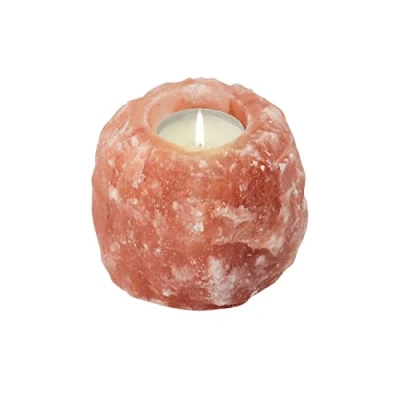 Image of Himalaya Salt Dreams 4041678000189 Crystal Tea Light Holder, approx. 700g with 40 mm Hole