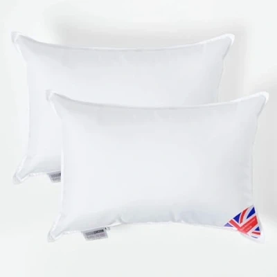 Image of HOMESCAPES 2 Pack Luxury Super Microfibre Cushion Inserts 30cm x 40cm (12 16) Perfect Bounce Back and Soft Cover Generously Filled Inner Pads Hypoallergenic Filler Handmade Machine Washable