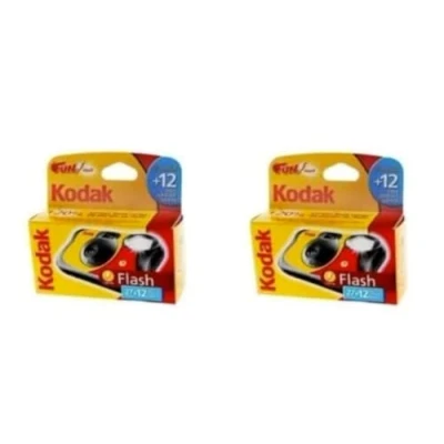 Image of Kodak Disposable Flash Cameras 39 Exposures Pack of 2