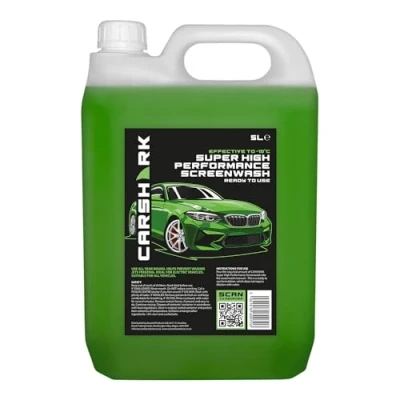 Image of CARSHARK High Performance Screenwash 5 Litre, Effective down to 10C, Suitable for Electric Cars