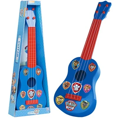 Image of Paw Patrol Acoustic Guitar Musical Toy Instruments For Kids With 4 Strings Music Education Training Toys Ages 2+