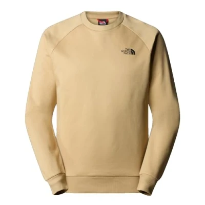 Image of THE NORTH FACE Raglan Redbox Sweatshirt Khaki Stone/Tnf Black XS