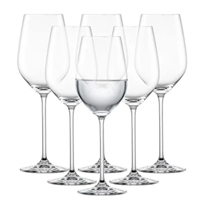 Image of Schott Zwiesel 112493 White Drinking Glasses, Transparent, Set of 6